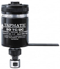 Tapmatic - Model 30TC/DC, No. 0 Min Tap Capacity, 1/4 Inch Max Mild Steel Tap Capacity, 1/2-20 Mount Tapping Head - 21600 (J116), 21700 (J117) Compatible, Includes Tap Clamping Wrenches, for Manual Machines - Exact Tooling