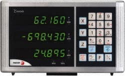Fagor - 3 Axis, 40" X-Axis Travel, 18" Y-Axis Travel, 6" Z-Axis Travel, Milling DRO System - 0.1µm Resolution, 5µm Accuracy, LED Display - Exact Tooling