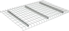 Nashville Wire - 52" Wide, 1-1/2" High, Open Shelving Welded Wire Decking - Steel, 36" Deep, Use with Pallet Racks - Exact Tooling