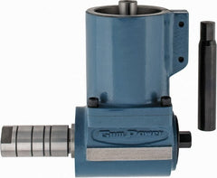 Interstate - Right Milling Head Angle Milling Head Adapter - R8 Spindle Taper, Compatible with Bridgeport Type - Exact Tooling