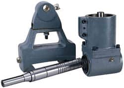 Interstate - Milling Head Angle Attachment Set - R8 Spindle Taper, Compatible with Bridgeport Type - Exact Tooling