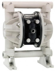 ARO/Ingersoll-Rand - 1/2" NPT, Nonmetallic, Air Operated Diaphragm Pump - PTFE Diaphragm, Polypropylene Housing - Exact Tooling