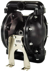 ARO/Ingersoll-Rand - 1" NPT, Metallic, Air Operated Diaphragm Pump - Nitrile Diaphragm, Aluminum Housing - Exact Tooling