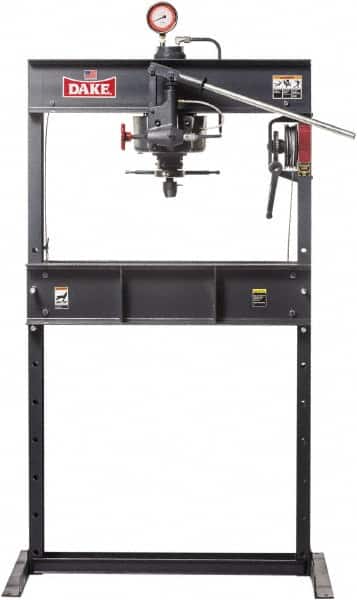 Dake - 75 Ton Manual Shop Press - 4-1/2 Inch Stroke - Exact Tooling