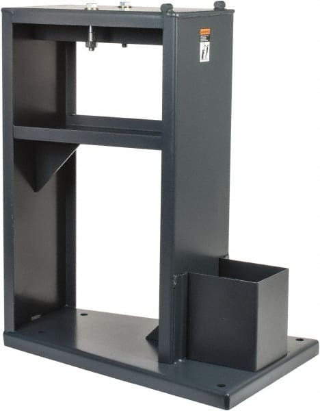 Dake - 18 Inch Long x 28-1/2 Inch Wide/Deep x 33 Inch High, Metal Cutting and Forming Machine Stand - For Use with 3A Arbor Press - Exact Tooling
