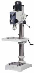 Vectrax - 20-7/16" Swing, Geared Head Drill Press - Variable Speed, 1 hp, Single Phase - Exact Tooling