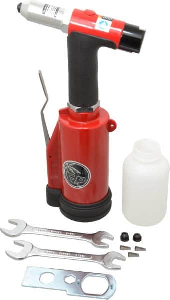 Florida Pneumatic - 3/16" Capacity, Air Riveting Hammer - 1.5 CFM, 1/4 NPT Inlet - Exact Tooling