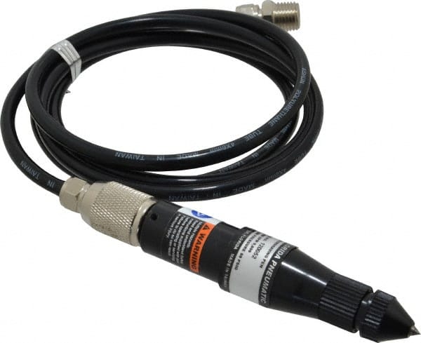 Florida Pneumatic - 9,000 BPM, 90 psi, 1/4 NPT Inlet, Air Engraving Pen - 48" Long Hose - Exact Tooling