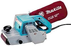Makita - 3 x 24", Air Belt Sander - 1,300 SFPM - Exact Tooling