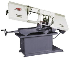 Vectrax - 9 x 14-1/2" Max Capacity, Manual Step Pulley Horizontal Bandsaw - 82, 127, 186 & 300 SFPM Blade Speed, 110/220 Volts, 1-1/2 hp, 1 Phase - Exact Tooling
