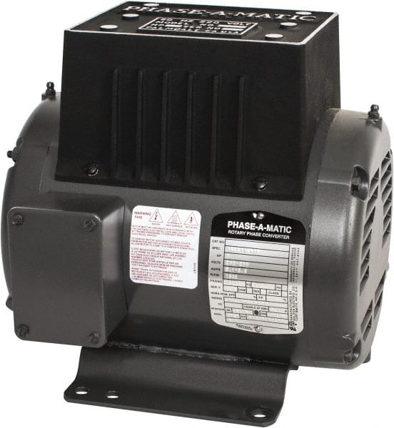 Made in USA - 3 hp Rotary Phase Converter - Exact Tooling