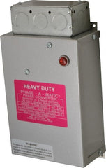 Made in USA - 3/4 to 1-1/2 hp Static Phase Converter - Exact Tooling