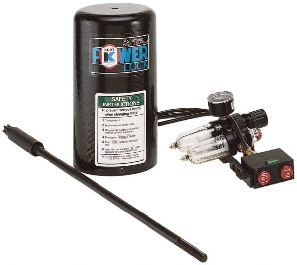 Kurt - 23" OAL, 2-1/8" Bar Length, 7/16-20 Milling Machine Drawbar - Compatible with Alliant (R8, Variable Speed) - Exact Tooling