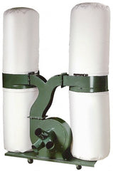 Value Collection - 230 Volt Portable Dust Collector - 57" Long x 33" Deep x 79" High, (1) 6 & (3) 4" Connection Diam, 1,925 CFM Air Flow, 9.26" Static Pressure Water Level - Exact Tooling