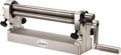 Made in USA - Bench Machine, Manual Slip Roll - 23 Inch Overall Width, x 7 Inch Overall Height, 1 Inch Slip Roll Diameter, 0.0630, 0.1250, 0.1560 Inch Wire Groove Width - Exact Tooling