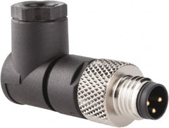 Brad Harrison - 4 Amp, Male 90° Field Attachable Connector Sensor and Receptacle - 60 VAC, 75 VDC, IP67 Ingress Rating - Exact Tooling