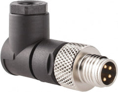 Brad Harrison - 4 Amp, Male 90° Field Attachable Connector Sensor and Receptacle - 60 VAC, 75 VDC, IP67 Ingress Rating - Exact Tooling