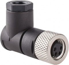 Brad Harrison - 4 Amp, Female 90° to Male 90° Field Attachable Connector Sensor and Receptacle - 60 VAC, 75 VDC, IP67 Ingress Rating - Exact Tooling