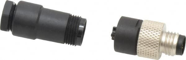 Brad Harrison - 4 Amp, Male Straight Field Attachable Connector Sensor and Receptacle - 60 VAC, 75 VDC, IP67 Ingress Rating - Exact Tooling