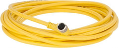 Brad Harrison - 3 Amp, M8 Female 90° to Pigtail Cordset Sensor and Receptacle - 60 VAC, 75 VDC, 5m Cable Length, IP67 Ingress Rating - Exact Tooling
