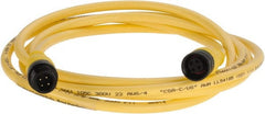 Brad Harrison - Female to Male Cordset Sensor and Receptacle - 250 VAC/VDC, 6 Ft. Long Cable, IP68 Ingress Rating - Exact Tooling