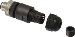 Brad Harrison - 4 Amp, Male Straight Field Attachable Connector Sensor and Receptacle - 250 VAC, 300 VDC, IP67 Ingress Rating - Exact Tooling