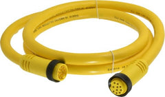 Brad Harrison - 7 Amp, Female Straight, Male Straight Cordset Sensor and Receptacle - 600 Volt, 1.83m Cable Length, IP67 Ingress Rating - Exact Tooling