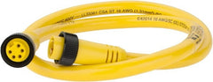 Brad Harrison - 8 Amp, Female Straight, Male Straight Cordset Sensor and Receptacle - 600 Volt, 0.91m Cable Length, IP67 Ingress Rating - Exact Tooling