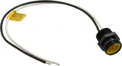 Brad Harrison - 13 Amp, Male Straight Receptacle - 600 VAC/VDC, 0.31m Cable Length, IP67 Ingress Rating - Exact Tooling