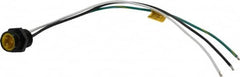 Brad Harrison - 13 Amp, Male Straight Receptacle - 600 VAC/VDC, 0.31m Cable Length, IP67 Ingress Rating - Exact Tooling