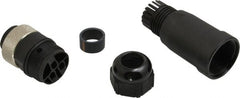 Brad Harrison - 13 Amp, Male Straight Field Attachable Connector Sensor and Receptacle - 600 VAC/VDC, IP67 Ingress Rating - Exact Tooling