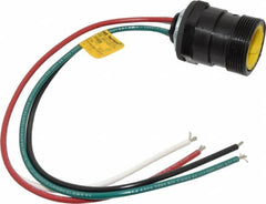 Brad Harrison - 15 Amp, Male Straight Receptacle - 600 VAC/VDC, 0.31m Cable Length, IP67 Ingress Rating - Exact Tooling