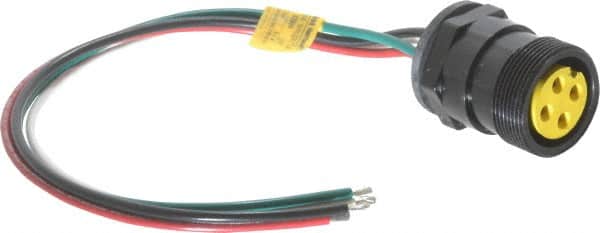 Brad Harrison - 15 Amp, Female Straight Receptacle - IP68 Ingress Rating - Exact Tooling