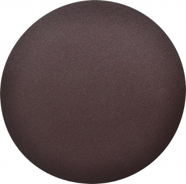 3M - 5" Diam, 220 Grit Aluminum Oxide Adhesive PSA Disc - Very Fine Grade, Maroon, J Weighted Backing, Flexible, Use with Random Orbital Sanders - Exact Tooling