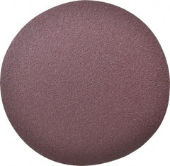 3M - 5" Diam, 80 Grit Aluminum Oxide Adhesive PSA Disc - Medium Grade, Maroon, J Weighted Backing, Flexible, Use with Random Orbital Sanders - Exact Tooling