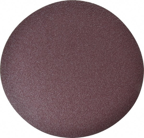 3M - 6" Diam, 80 Grit Aluminum Oxide Adhesive PSA Disc - Medium Grade, Maroon, J Weighted Backing, Flexible, Use with Random Orbital Sanders - Exact Tooling