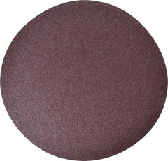 3M - 6" Diam, 80 Grit Aluminum Oxide Adhesive PSA Disc - Medium Grade, Maroon, J Weighted Backing, Flexible, Use with Random Orbital Sanders - Exact Tooling