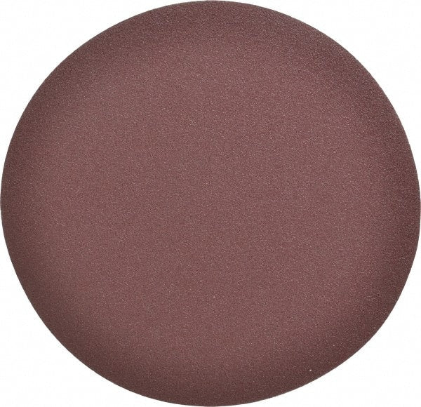 3M - 6" Diam, 100 Grit FEPA, Aluminum Oxide Adhesive PSA Disc - Fine Grade, Maroon, J Weighted Backing, Flexible, Use with Random Orbital Sanders - Exact Tooling