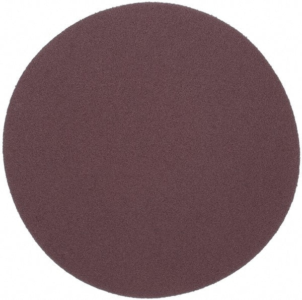 3M - 6" Diam, 120 Grit FEPA, Aluminum Oxide Adhesive PSA Disc - Fine Grade, Maroon, J Weighted Backing, Flexible, Use with Random Orbital Sanders - Exact Tooling