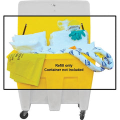 Brady SPC Sorbents - 126 Gal Capacity Oil Only Spill Kit - No Container Included - Refill Only - Exact Tooling