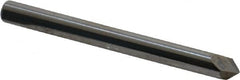Accupro - 3/16" Diam 2 Flute Single End Solid Carbide Chamfer Mill - Exact Tooling