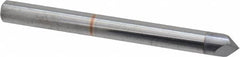 Accupro - 3/16" Diam 2 Flute Single End Solid Carbide Chamfer Mill - Exact Tooling