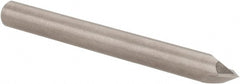 Accupro - 1/4" Diam 2 Flute Single End Solid Carbide Chamfer Mill - Exact Tooling