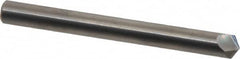 Accupro - 1/4" Diam 2 Flute Single End Solid Carbide Chamfer Mill - Exact Tooling