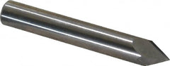 Accupro - 3/8" Diam 2 Flute Single End Solid Carbide Chamfer Mill - Exact Tooling