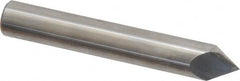 Accupro - 3/8" Diam 2 Flute Single End Solid Carbide Chamfer Mill - Exact Tooling
