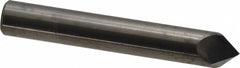 Accupro - 3/8" Diam 2 Flute Single End Solid Carbide Chamfer Mill - Exact Tooling