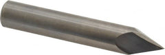 Accupro - 1/2" Diam 2 Flute Single End Solid Carbide Chamfer Mill - Exact Tooling