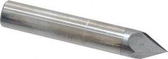 Accupro - 1/2" Diam 2 Flute Single End Solid Carbide Chamfer Mill - Exact Tooling