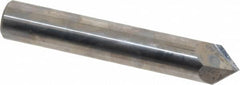 Accupro - 1/2" Diam 2 Flute Single End Solid Carbide Chamfer Mill - Exact Tooling